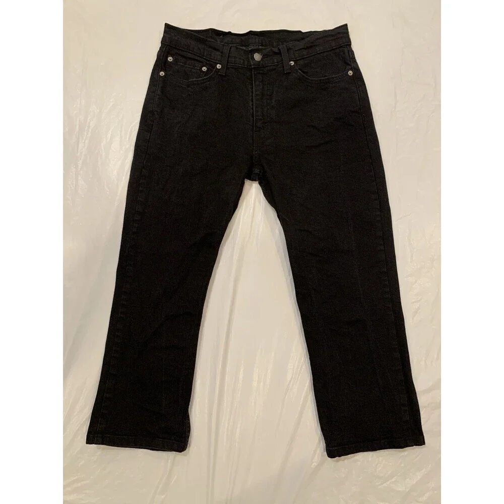 Levi’s 514 Jeans Men’s 34x24.5 Black Straight Fit